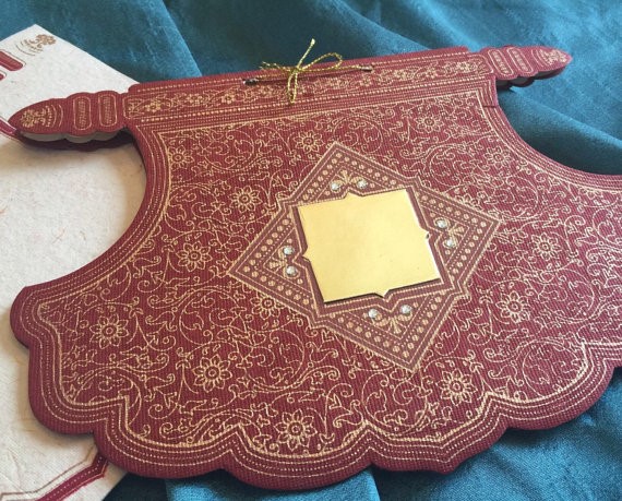 Wedding invitation that's also a fan!