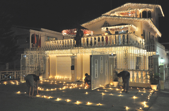 Diwali celebrations in Guyana