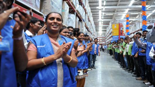 India's obsession with fair skin - supermarkets invariably employ darker skinned people