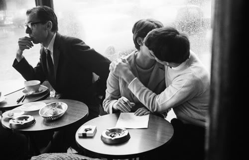 Love and Romance: Images of lovers in a coffee shop