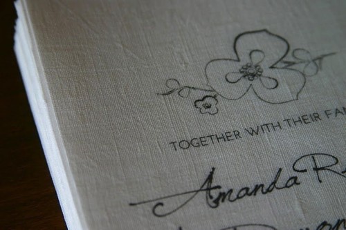 Types of wedding paper invitation