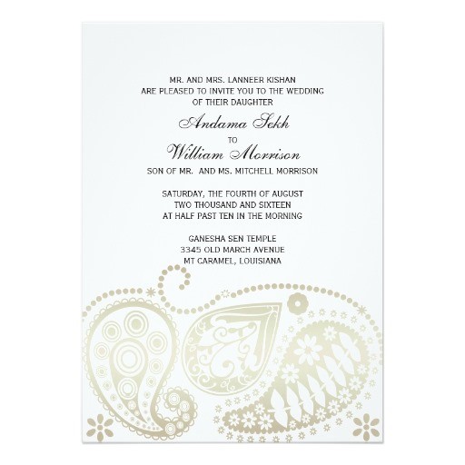 Types of wedding invitation paper