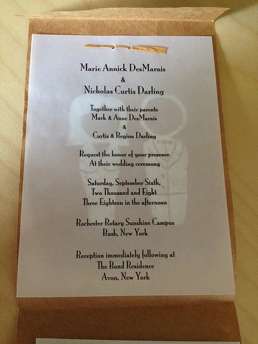 Types of wedding invitation paper