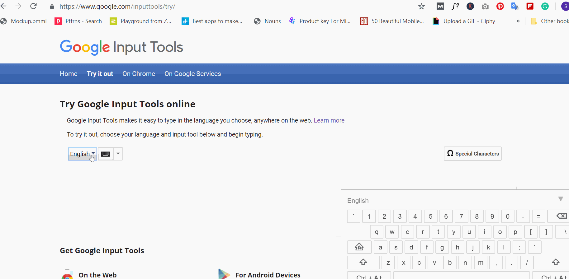How to use Google Input tools to type in Tamil
