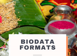 Tamil Marriage Biodata Format – Download Word Templates for Free! Biodata in Tamil language